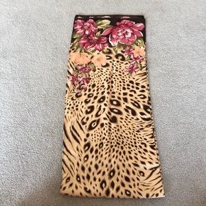 Silk scarf by Talbots. 20 x 59. Oblong